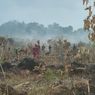 Pemadaman Kebakaran Lahan Milik Polda Riau Terhambat Sumber Air yang Menipis
