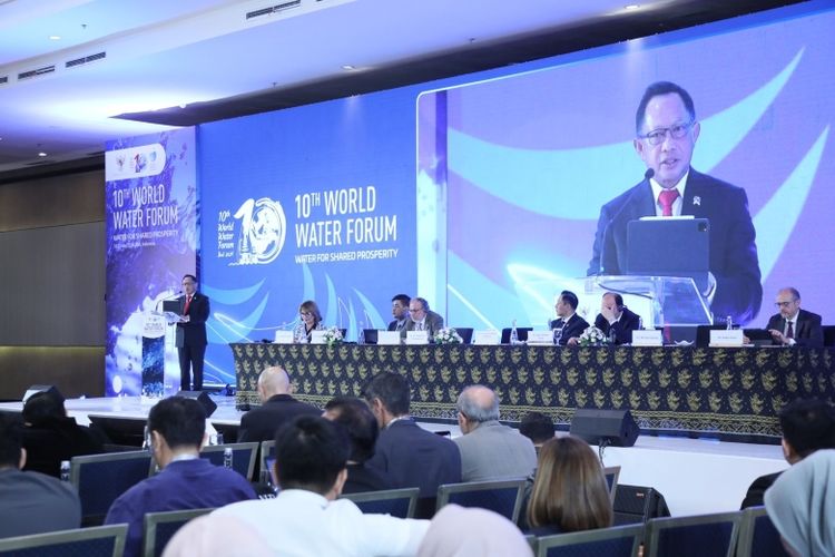 Mendagri Tito Karnavian menjadi pembicara dalam 10th World Water Forum yang digelar di Bali.