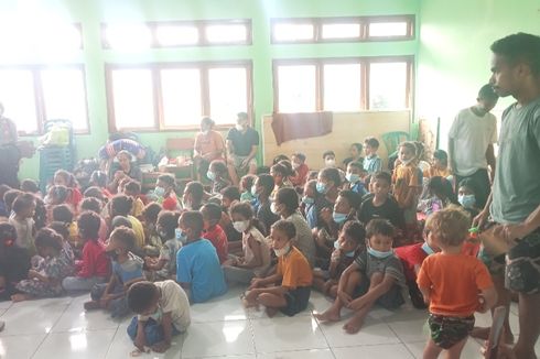 BNPB Siapkan Tenda Pengungsian untuk Siswa Korban Erupsi Gunung Lewotobi