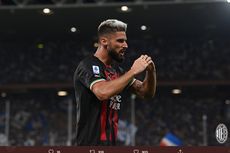 Hasil Sampdoria Vs Milan 1-2, Penalti Giroud Menangkan 10 Pemain Rossoneri