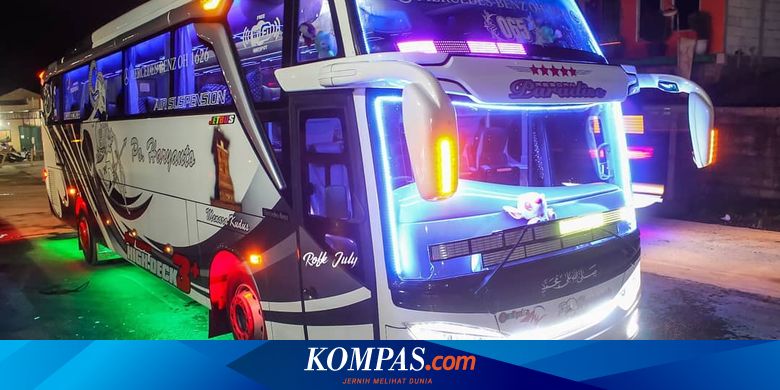 Modifikasi Lampu Bus Bikin Hangus Garansi Karoseri