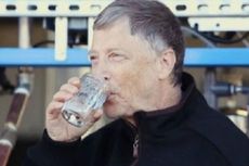 Bill Gates Minum Air Hasil Sulingan Limbah Buang Air Besar