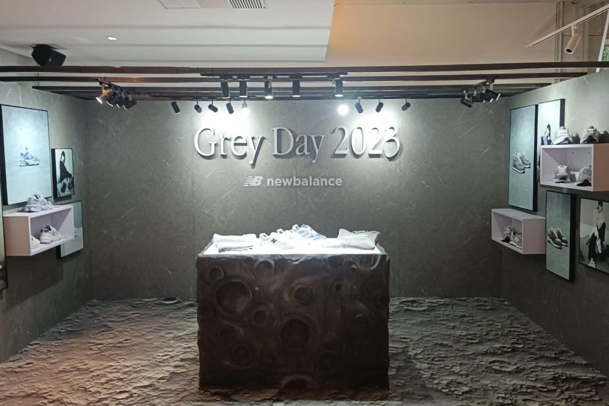 New Balance Grey Day 2023 di Titik Temu SCBD, Jakarta