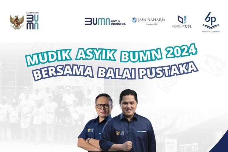 Cara daftar mudik gratis Balai Pustaka 2024 yang sudah dibuka dengan rute Jakarta - Tegal.