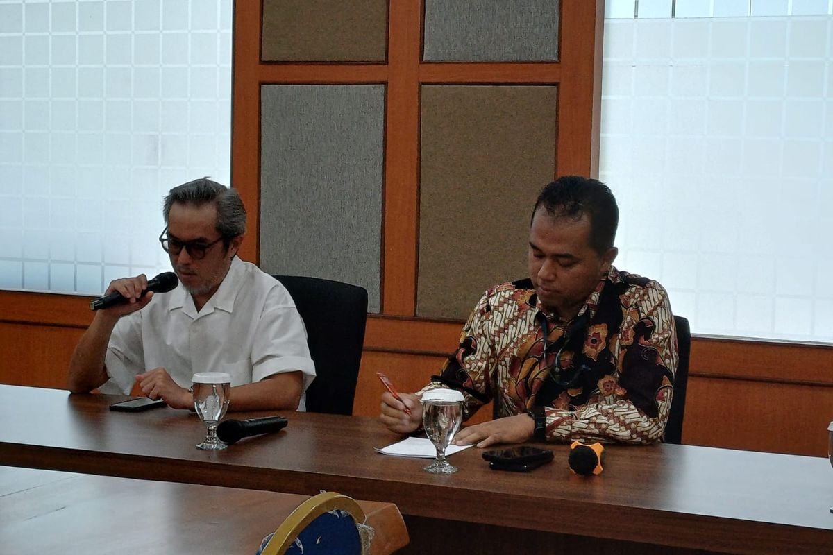 Direktur Utama Smesco Indonesia Leonard Theosabrata di kantor Kemenkop UKM, Jakarta, Kamis (25/1/2024).