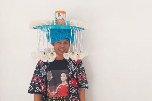 Penonton Nyentrik di Indonesia Open 2023: Topi Nampan, Kaus Gambar Ginting