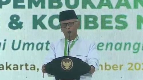 Canda Ketum MUI Pimpin Doa di Acara NU: "Amin"-nya Harus Ditambahi agar Tidak Rancu
