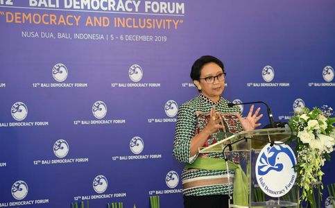 Democracy Gives Hope to Recover from Covid-19 Crisis, Says Indonesia's Top Diplomat