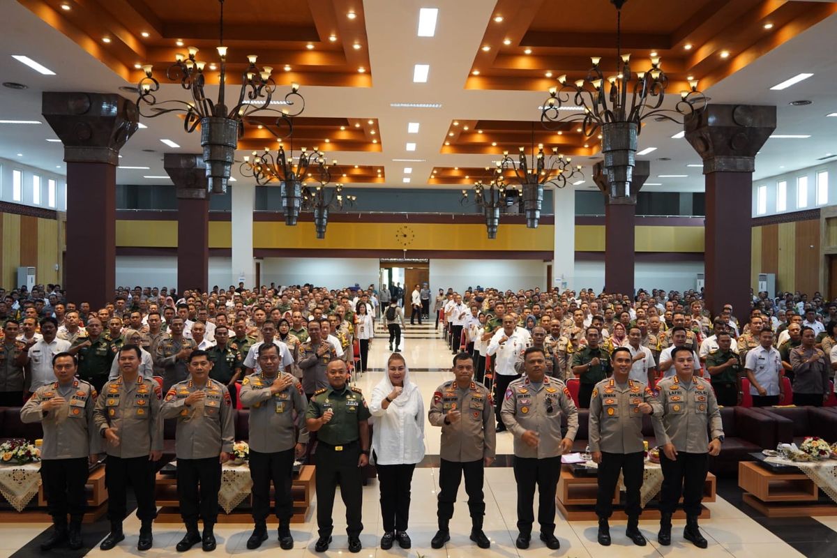Konsolidasi Tiga Pilar di Gedung Serba Guna Politeknik Ilmu Pelayaran (PIP) Kota Semarang, Rabu (15/5/2024). 