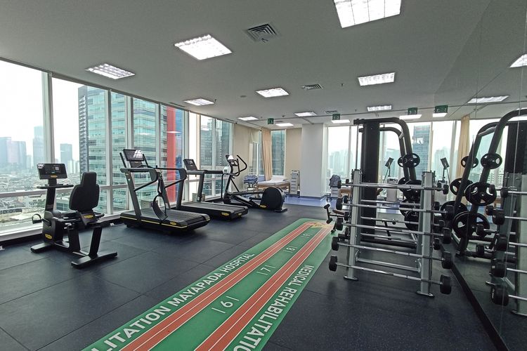 Salah satu area di Sports CIinic Mayapada Medical Center Kuningan (MMCK) yang diresmikan pada Selasa (28/10/2025) di Jakarta Selatan.