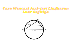 Cara Mencari Jari-jari Lingkaran Luar Segitiga