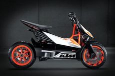 Prototipe Skutik Listrik KTM Tertangkap Kamera, Desain Futuristis