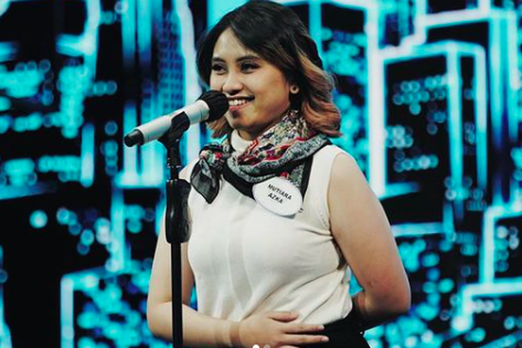 Salah satu peserta Indonesian Idol Special Season, Mutiara Azka