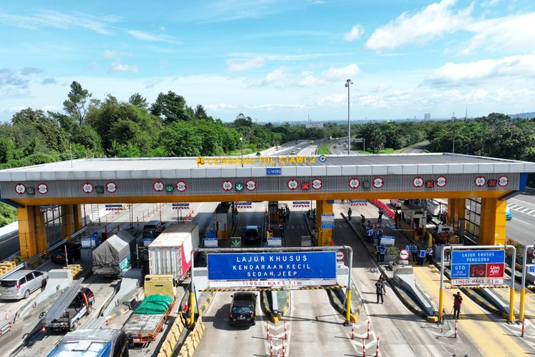 Gerbang Tol Ciawi 2 lokasi kecelakaan maut truk galon