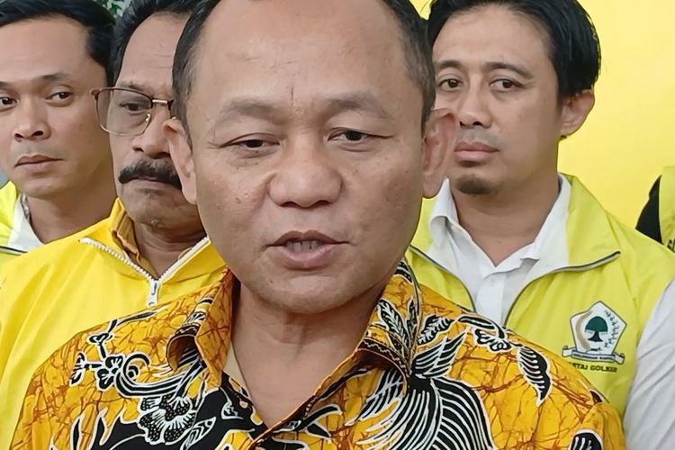 Sekretaris Jenderal (Sekjen) Partai Golkar, M. Sarmuji saat ditemui awak media di Kantor DPP Partai Golkar, Jakarta Barat, Jumat (29/8/2025).