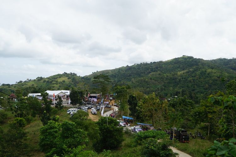 Puskesmas pembantu (pustu) plus di Dusun Aik Mual, Desa Sekotong Timur, Kecamatan Lembar, Lombok Barat, Nusa Tenggara Barat, Sabtu (25/6/2022).