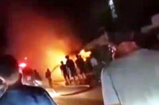 Gara-gara Ada Anak Main Petasan, Pom Bensin Mini di Cianjur Terbakar