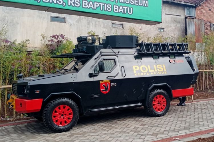 Lokasi terduga penangkapan teroris di Dusun Jeding, Desa Junrejo, Kecamatan Junrejo, Kota Batu, Jawa Timur pada Kamis (1/8/2024).