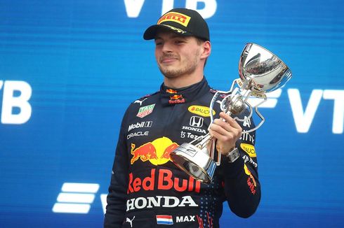 Start Posisi 20, Max Verstappen Raih Podium di F1 Rusia 2021
