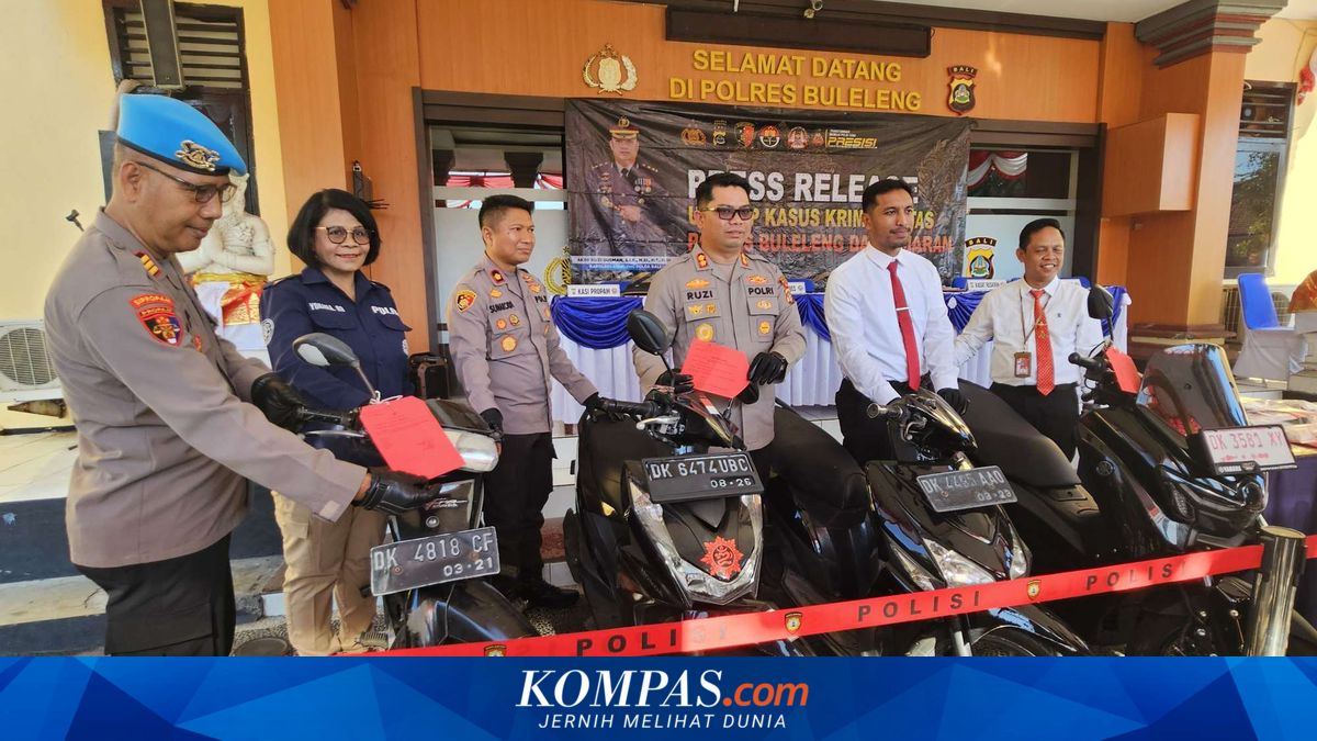 Residivis di Buleleng Ditangkap Usai Gasak Motor Penyandang Disabilitas