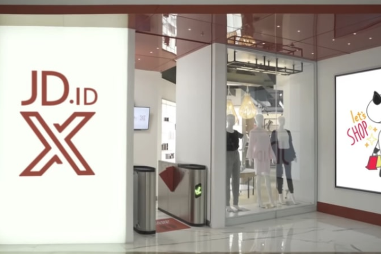 Toko luring JD.ID bernama JD.X yang berlokasi di Mall Pantai Indah Kapuk.