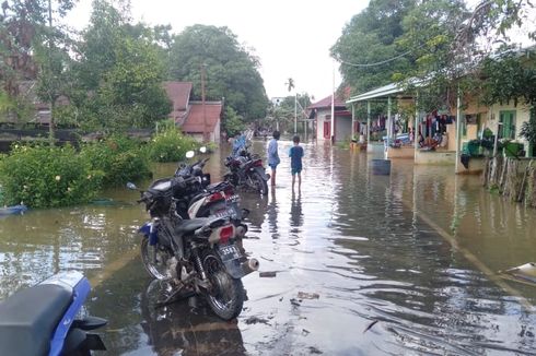 Sungai Lamandau Kalteng Meluap, 400 KK Terpaksa Mengungsi