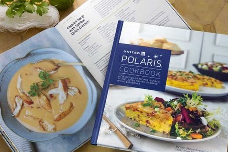 Buku resep United Airlines, Polaris Cookbook. 