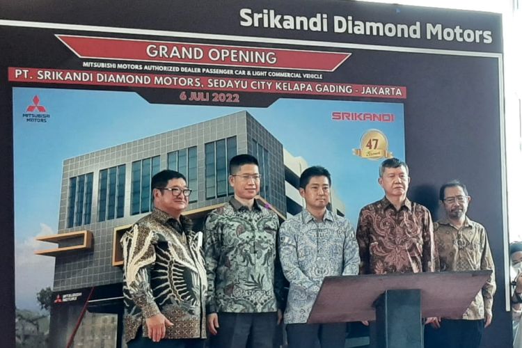 Peresmian diler baru Mitsubishi Indonesia di Sedayu City, Kelapa Gading, Jakarta Utara