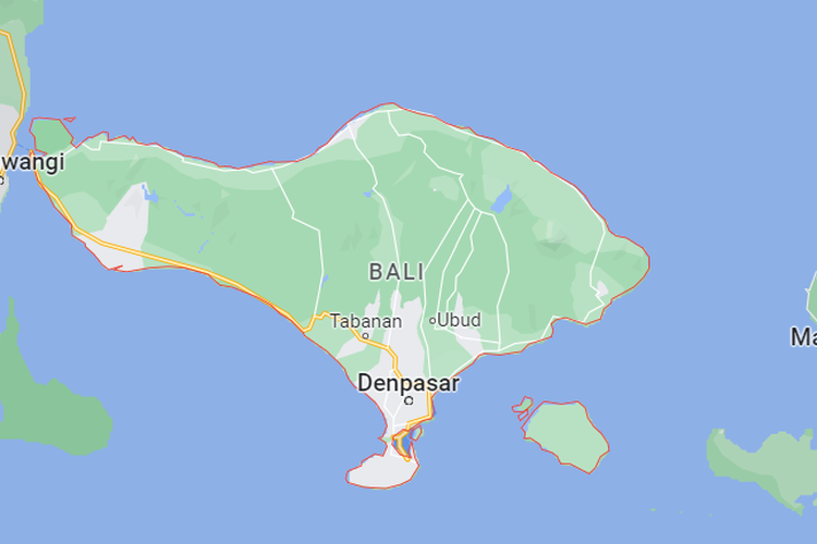 Peta Pulau Bali