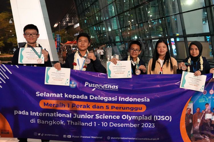 Siswa SMP berhasil meraih 6 medali di ajang IJSO 2023