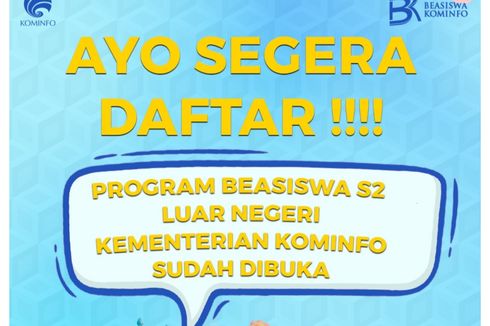 Syarat Beasiswa S2 Kominfo 2024, Kuliah Gratis dan Uang Saku Bulanan