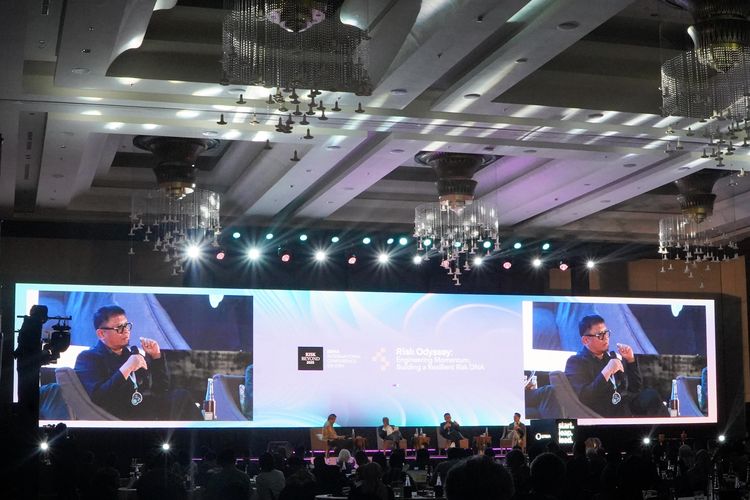 Kegiatan ERMA International Conference on Enterprise Risk Management (ERM) yang digelar pada 4?5 Desember 2025 di Bali.