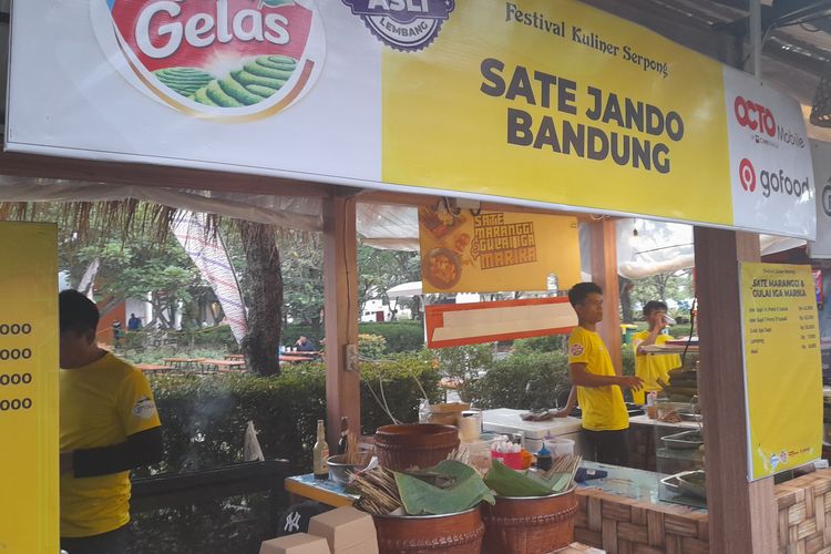 Sate Jando Bandung di Festival Kuliner Serpong 2023.
