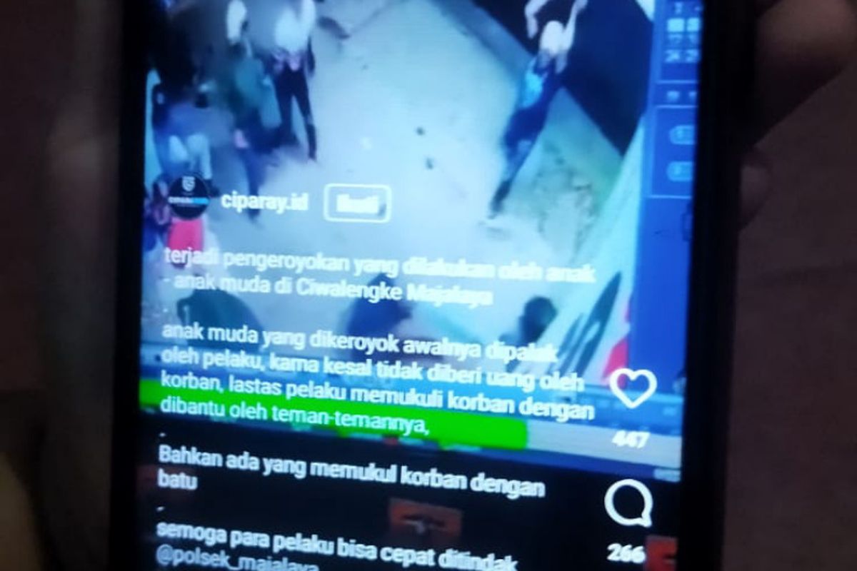 Seorang remaja di Kampung Ciwalengke, Desa Sukamaju, Kecamatan Majalaya, Kabupaten Bandung, Jawa Barat dianiaya sekelompok orang pada Jumat (15/4/2022)