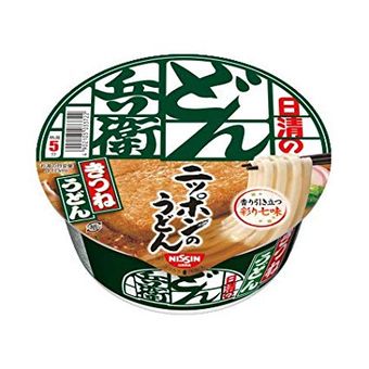 Nissin Donbei Kitsune Udon dari Nissin Foods.