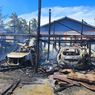 Kebakaran di Kampung Rumput Laut Nunukan, Dua Rumah dan 2 Mobil Hangus 