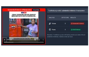 HOAKS] Sopir Angkot Mendadak Kaya karena Judi Online