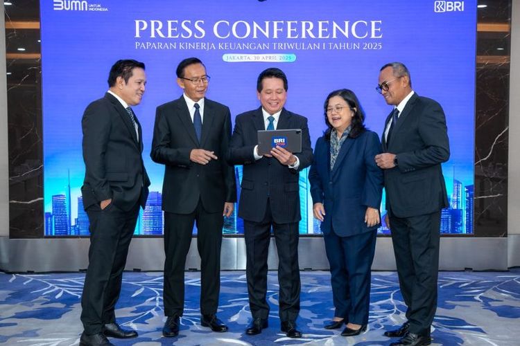 Kinerja Penyaluran Kredit Positif, BRI Catat Laba Bersih Rp 13,80 Triliun di Kuartal I 2025