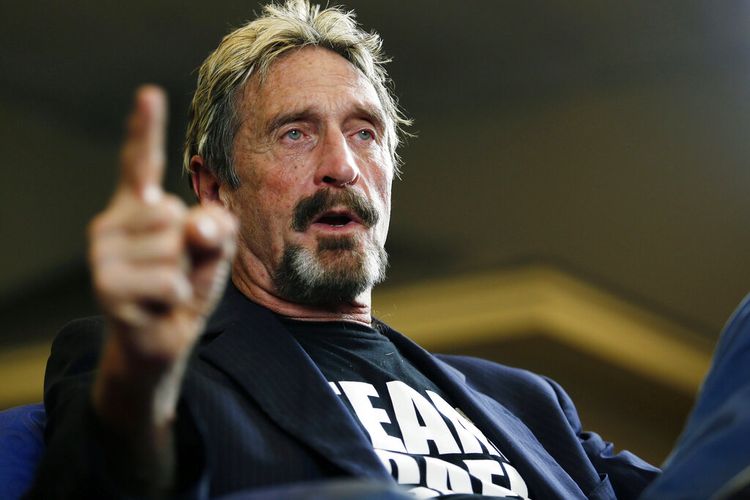 Pendiri antivirus McAfee, John McAfee.