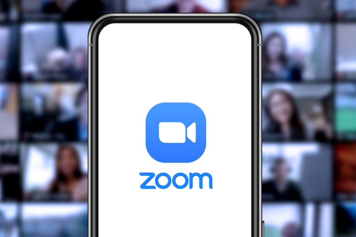 Ilustrasi Zoom, layanan Zoom. 