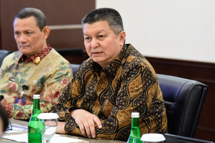 Kepala Badan Nasional Penanggulangan Terorisme (BNPT) Komisaris Jenderal (Komjen) Polisi (Pol) Rycko Amelza Dahniel menerima kunjungan delegasi Jepang di Kantor Pusat BNPT, Sentul, Rabu (26/6/2024)