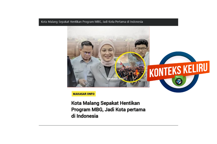 INFOGRAFIK: Tidak Benar Kota Malang Hentikan Program MBG, Simak Paparannya