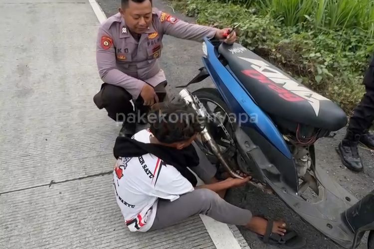 Terjaring Razia Balap Liar, Remaja di Lumajang Menangis hingga Kencing di Celana
