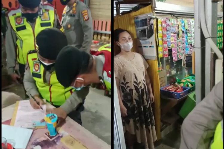 Sebuah video durasi 27 detik viral di media sosial menayangkan seorang ibu pemilik warung berteriak-teriak, protes warung kopinya akan ditutup oleh petugas gabungan penertiban pelanggaran PPKM Darurat di Kabupaten Purwakarta.