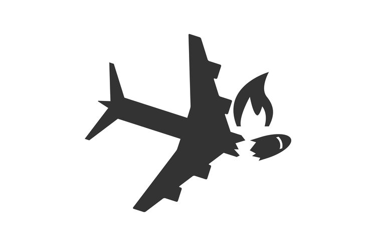 Ilustrasi kecelakaan pesawat