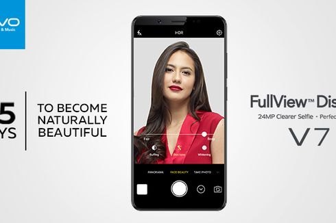 5 hari Lagi Vivo V7 dengan Face Beauty 7.0 akan Diluncurkan