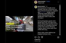 Video Viral, Pengendara Motor Mengamuk hingga Buang Surat Tilang