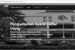 Jadwal dan Cara Registrasi Mahasiswa ITS dari Jalur SBMPTN