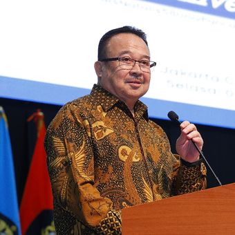 Rhenald Kasali dalam wisuda Universitas Pancasila (UP).