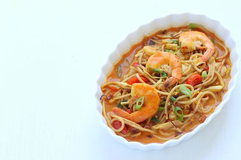 Resep Mi Kari Penang, Isi Ayam dan Seafood